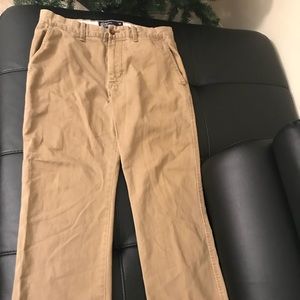 Khaki American Eagle Casual Straight Leg Pant